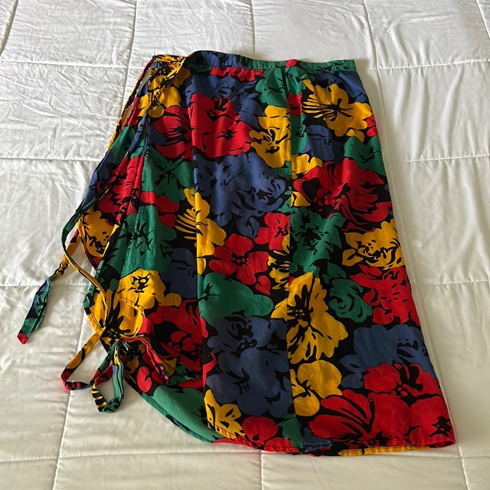 Vintage YSL wrap skirt